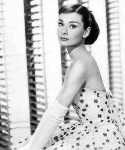 Audrey Funny Gesicht 1957, Silbergelatine Druck, 1957