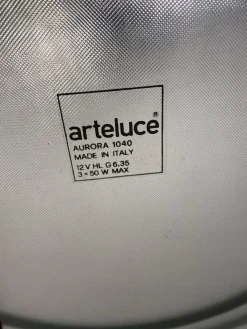 Aurora Glas Hängelampe von Arteluce, 1980er