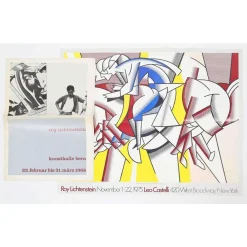 Ausstellungsplakat von Roy Lichtenstein für Leo Castelli Gallery, 1975