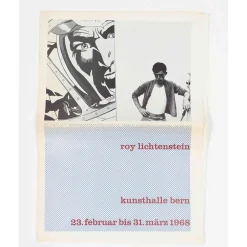 Ausstellungsplakat von Roy Lichtenstein für Leo Castelli Gallery, 1975
