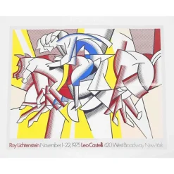 Ausstellungsplakat von Roy Lichtenstein für Leo Castelli Gallery, 1975