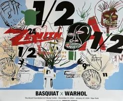 Ausstellungsposter im Stil von Andy Warhol & Jean Michel Basquiat, 2023