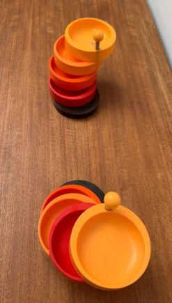 Ausziehbare Mid-Century Space Age Schalen von Emsa, 1960er, 2er Set