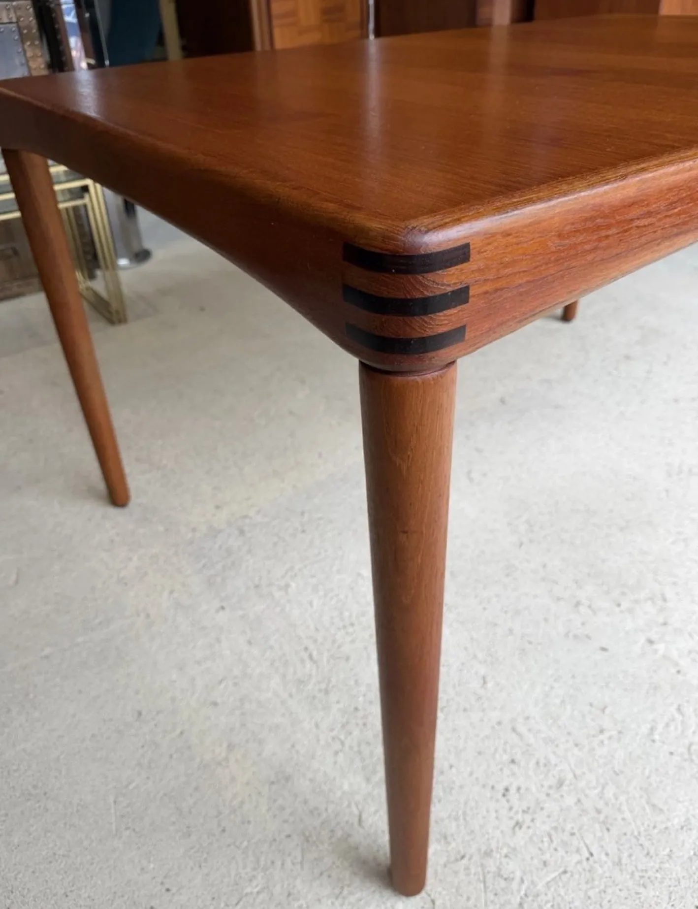 Ausziehbarer dänischer Mid-Century Esstisch aus Teak von Henry Walter Klein für Bramin