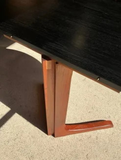 Ausziehbarer dänischer Vintage Esstisch aus Teak, 1960er