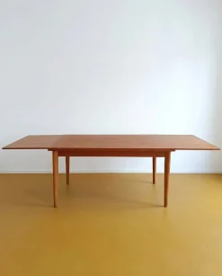 Ausziehbarer dänischer Vintage Tisch aus Teak von BRDR Furbo, 1960er