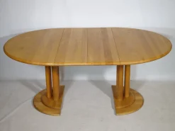 Ausziehbarer Mid-Century Modern Esstisch aus Erlenholz von Rainer Daumiller, 1970er