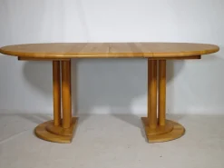Ausziehbarer Mid-Century Modern Esstisch aus Erlenholz von Rainer Daumiller, 1970er