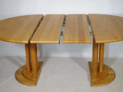 Ausziehbarer Mid-Century Modern Esstisch aus Erlenholz von Rainer Daumiller, 1970er