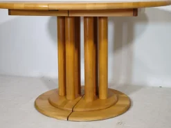 Ausziehbarer Mid-Century Modern Esstisch aus Erlenholz von Rainer Daumiller, 1970er