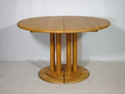 Ausziehbarer Mid-Century Modern Esstisch aus Erlenholz von Rainer Daumiller, 1970er
