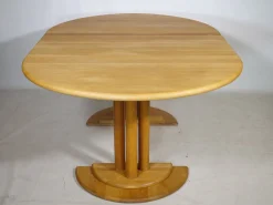 Ausziehbarer Mid-Century Modern Esstisch aus Erlenholz von Rainer Daumiller, 1970er
