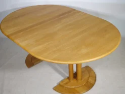 Ausziehbarer Mid-Century Modern Esstisch aus Erlenholz von Rainer Daumiller, 1970er