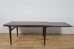 Ausziehbarer Mid-Century Modern Teak Esstisch von Johannes Andersen für Uldum Møbelfabrik, Denmark, 1960er