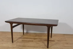 Ausziehbarer Mid-Century Modern Teak Esstisch von Johannes Andersen für Uldum Møbelfabrik, Denmark, 1960er