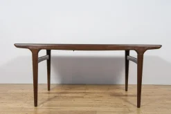 Ausziehbarer Mid-Century Modern Teak Esstisch von Johannes Andersen für Uldum Møbelfabrik, Denmark, 1960er