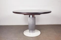 Ausziehbarer runder Tisch von Ludovico Acerbis, 1970er