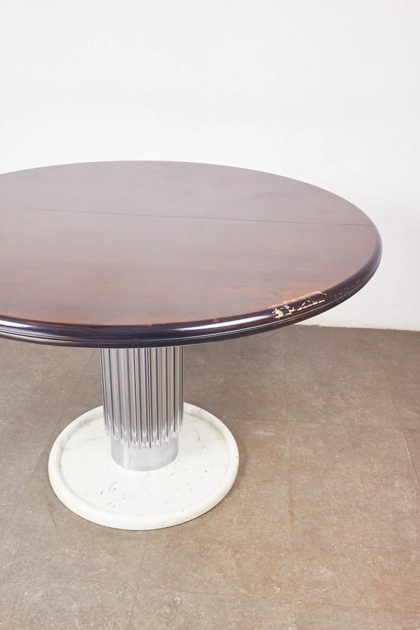 Ausziehbarer runder Tisch von Ludovico Acerbis, 1970er