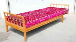 Ausziehbares Schlafsofa aus Buchenholz, 1970er