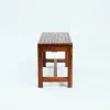 Ausziehbare Vintage Bank mit Lattenrost