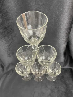 Baccarat Medicis Gläser, Ende 19. Jh., 6er Set