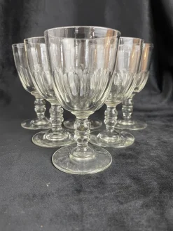 Baccarat Medicis Gläser, Ende 19. Jh., 6er Set