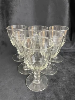 Baccarat Medicis Gläser, Ende 19. Jh., 6er Set