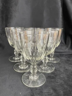 Baccarat Medicis Gläser, Ende 19. Jh., 6er Set