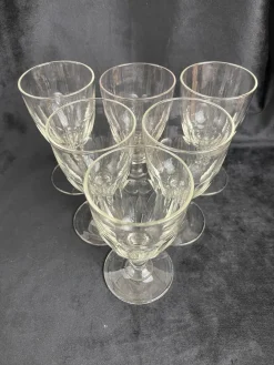 Baccarat Medicis Gläser, Ende 19. Jh., 6er Set