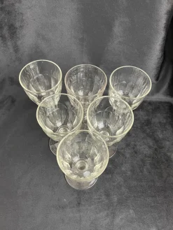 Baccarat Medicis Gläser, Ende 19. Jh., 6er Set
