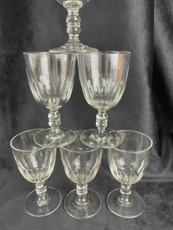 Baccarat Medicis Gläser, Ende 19. Jh., 6er Set