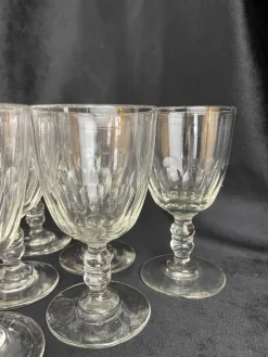 Baccarat Medicis Gläser, Ende 19. Jh., 6er Set