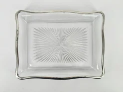 Baccarat Tablett aus Kristallglas in Sternform, 1850er