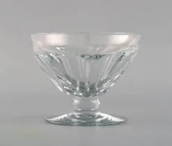 Baccarat Tallyrand Gläser aus klarem mundgeblasenem Kristallglas, Frankreich, 3er Set