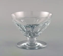 Baccarat Tallyrand Gläser aus klarem mundgeblasenem Kristallglas, Frankreich, 3er Set