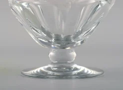 Baccarat Tallyrand Gläser aus klarem mundgeblasenem Kristallglas, Frankreich, 3er Set