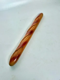 Baguette Messerblock aus Holz, Frankreich, 1970er