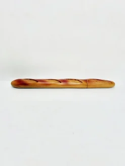 Baguette Messerblock aus Holz, Frankreich, 1970er