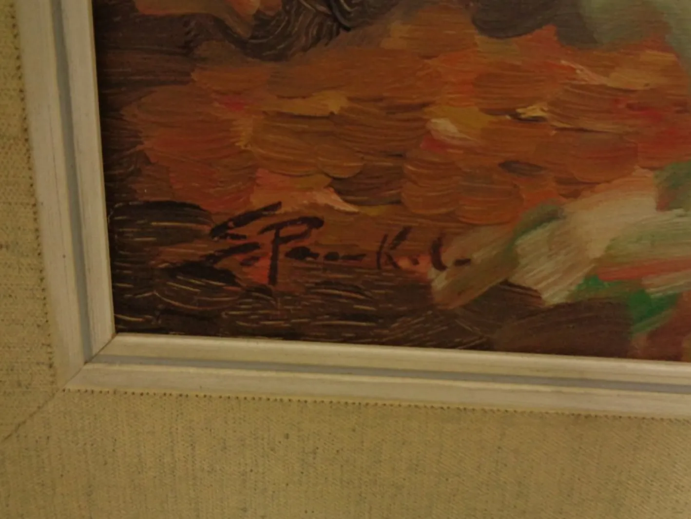 Ballerina, Öl auf Leinwand, 1960er, Gerahmt