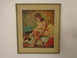 Ballerina, Öl auf Leinwand, 1960er, Gerahmt