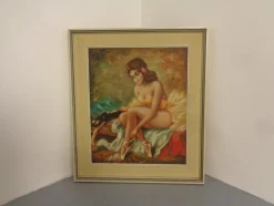 Ballerina, Öl auf Leinwand, 1960er, Gerahmt