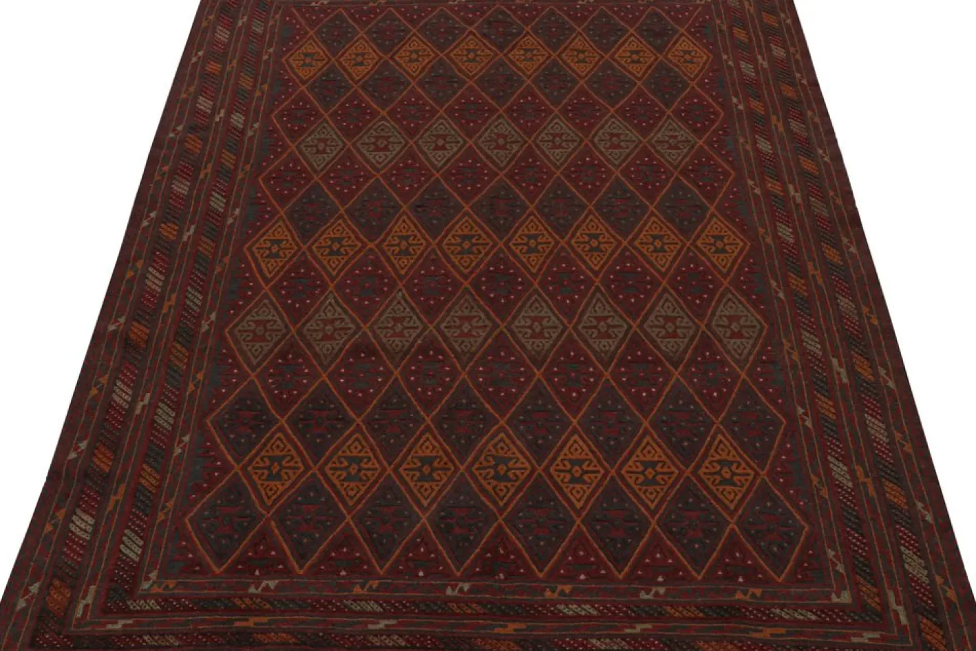 Baluch Tribal Teppich mit bunten geometrischen Mustern von Rug&Kilim