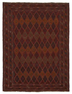 Baluch Tribal Teppich mit bunten geometrischen Mustern von Rug&Kilim