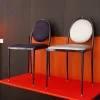 Balzaretti Chair in Purpurschwarz mit Moiré-Muster von Daniel Nikolovski & Danu Chirinciuc für KABINET, 2019