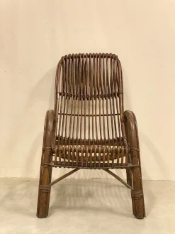Bambus Armlehnstühle, 1970er, 2er Set