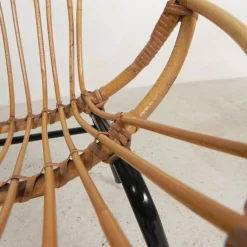 Bambus Kinderstühle aus Rattan von Rohe Noordwold,e 1950er, 2er Set