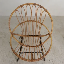 Bambus Kinderstühle aus Rattan von Rohe Noordwold,e 1950er, 2er Set
