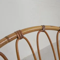 Bambus Kinderstühle aus Rattan von Rohe Noordwold,e 1950er, 2er Set