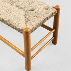 Bank aus Bast & Holz, 1960er
