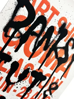 Banksy GDP Rat Cut and Run Ausstellungsposter